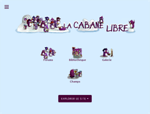 Tablet Screenshot of cabane-libre.org